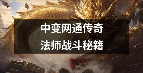 中变网通传奇法师战斗秘籍
