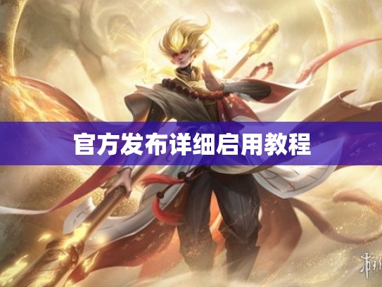 官方发布详细启用教程