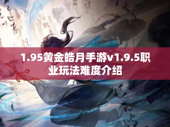 1.95黄金皓月手游v1.9.5职业玩法难度介绍